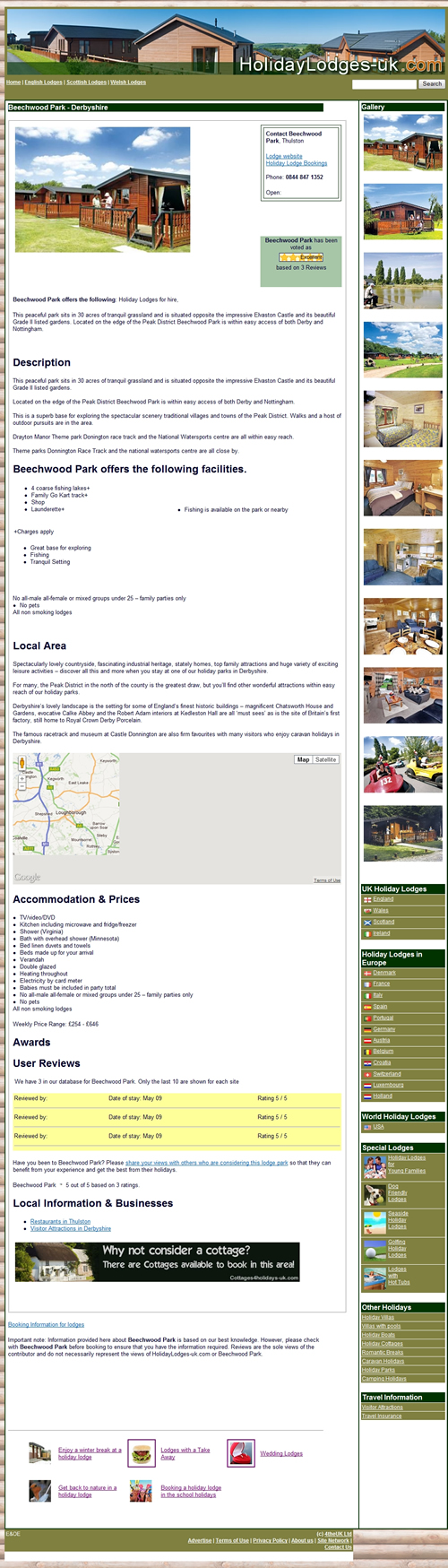 Example Lodge Feature Page
