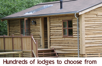 hundreds of holiday lodges and cabins to choose